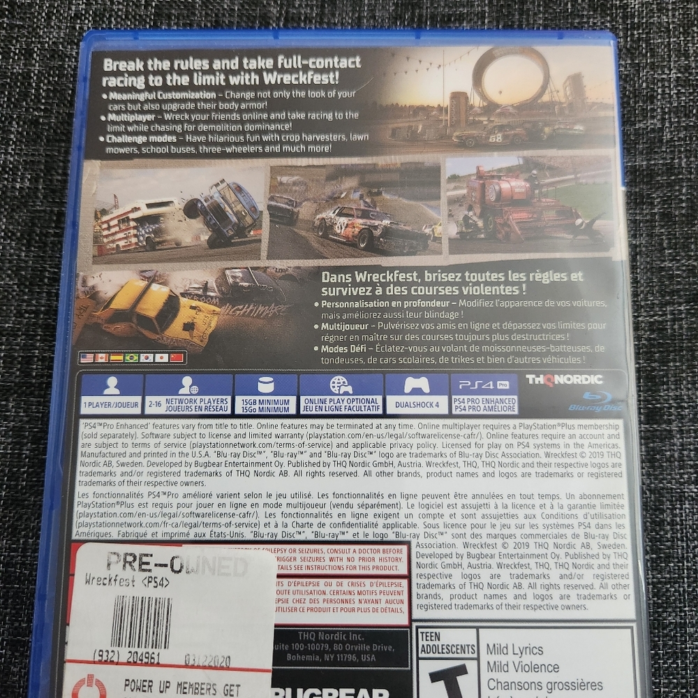 Wreckfest (PS4) - Picture 3 of 4